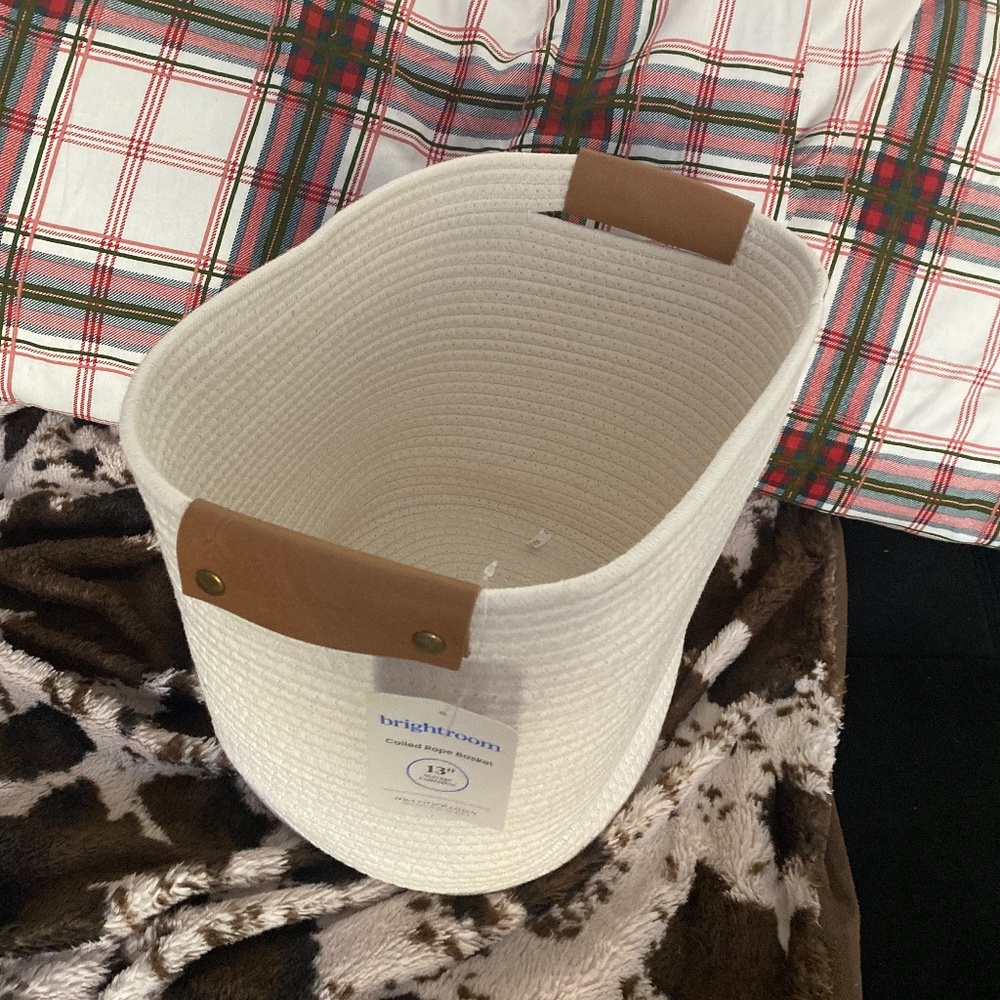 coiled rope basket